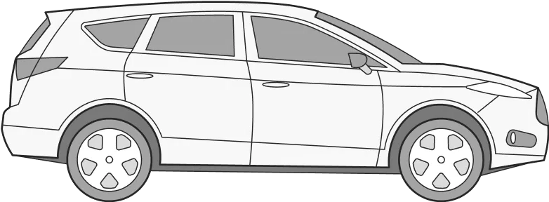 Автомобиль сбоку